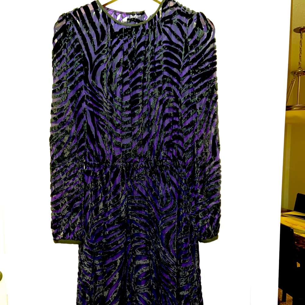 Zebra print dress